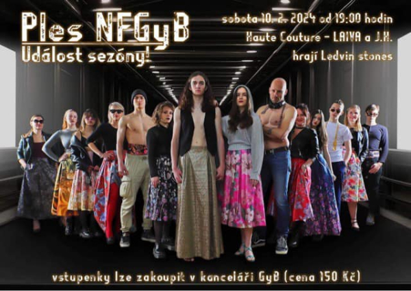 Ples Nadačního fondu Gymnázia Broumov se blíží