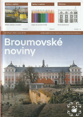 Broumovské noviny: I v březnovém čísle celá strana o našem gymnáziu
