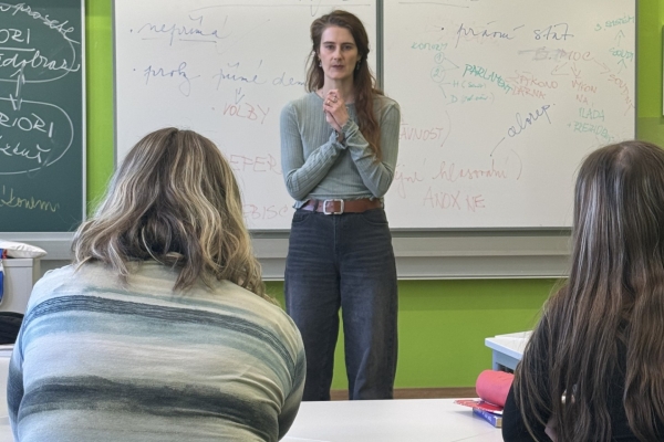 Druhé setkání s „živým autorem“ v prvním ročníku