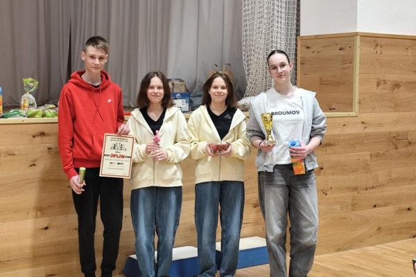 Naši šachisté postoupili na Mistrovství České republiky školních týmů v šachu 2026!